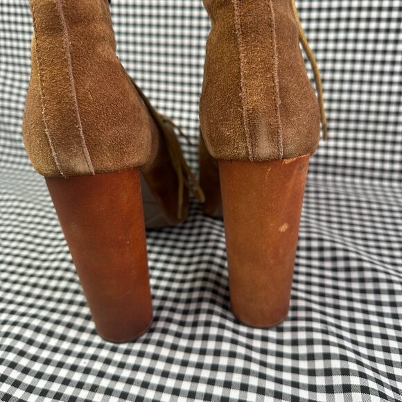 Jeffrey Campbell Everest Lita Platform Ultra High Boot Heel Gorpcore Size 9.5 - Picture 3 of 8